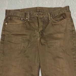 Men’s Dark Green Levi Jeans